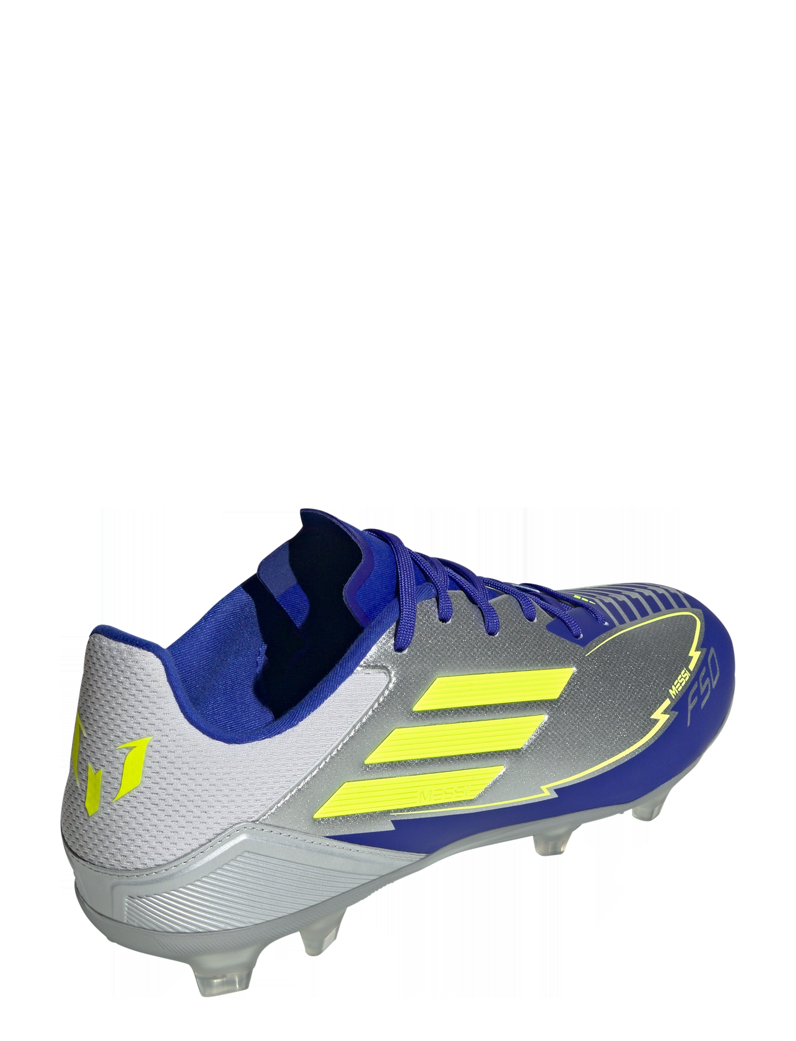 adidas Performance - F50 LEAGUE FG/MG MESSI - fótboltaskór - silvmt/syello/lucblu - 3