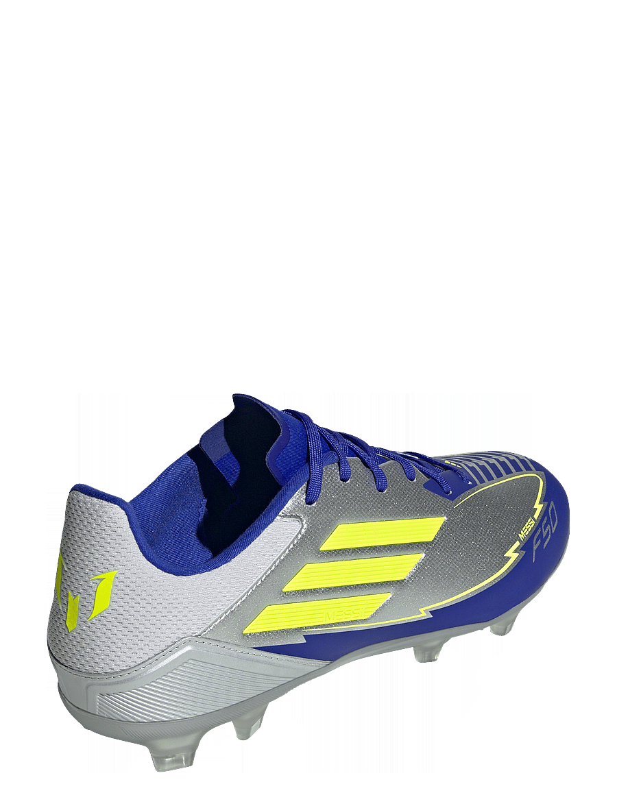 adidas Performance - F50 LEAGUE FG/MG MESSI - jalkapallokengät - silvmt/syello/lucblu - 3