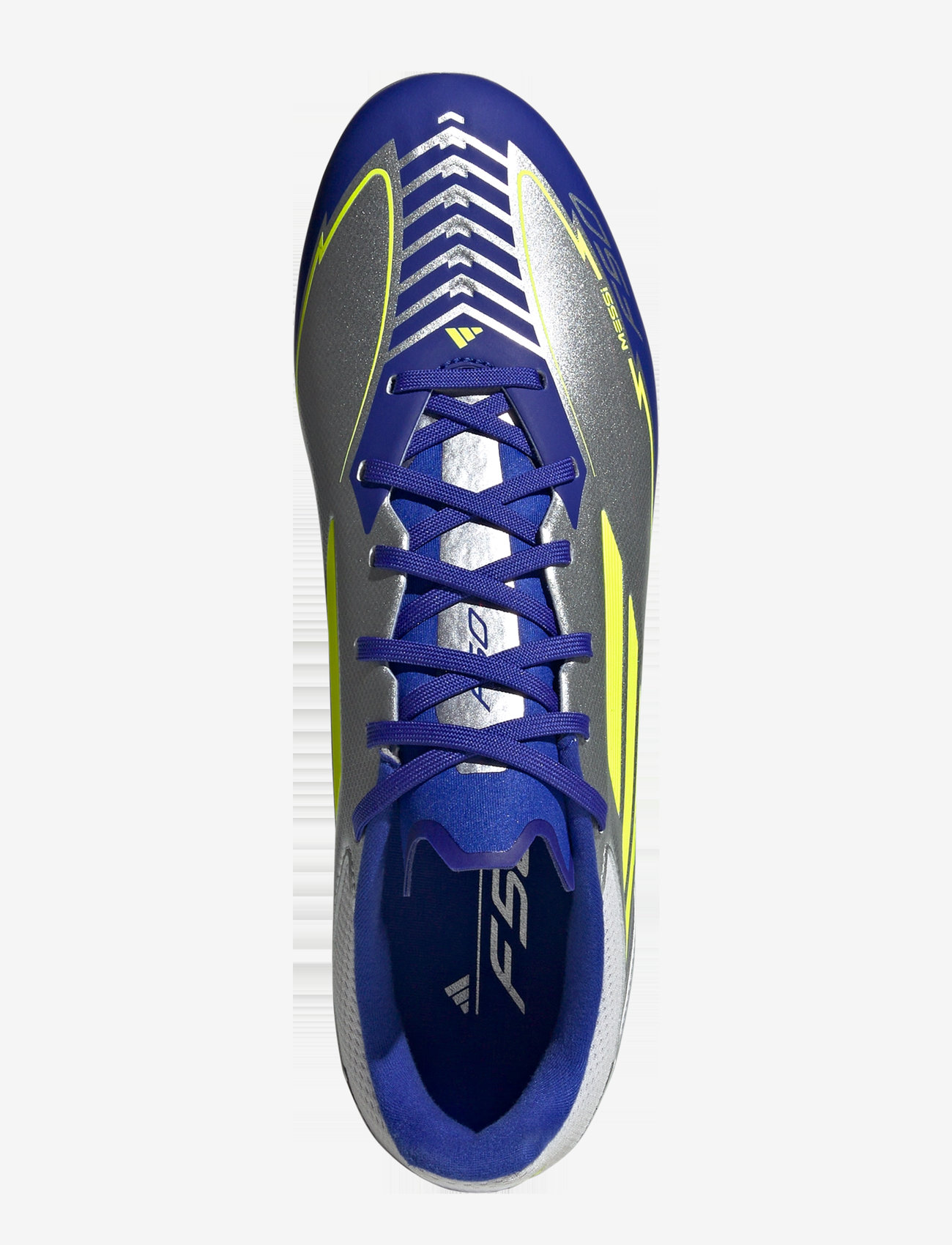 adidas Performance - F50 LEAGUE FG/MG MESSI - fótboltaskór - silvmt/syello/lucblu - 4