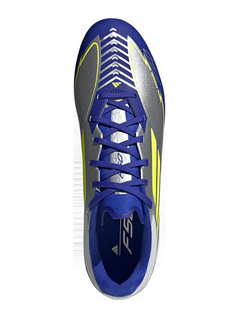 adidas Performance - F50 LEAGUE FG/MG MESSI - fótboltaskór - silvmt/syello/lucblu - 4
