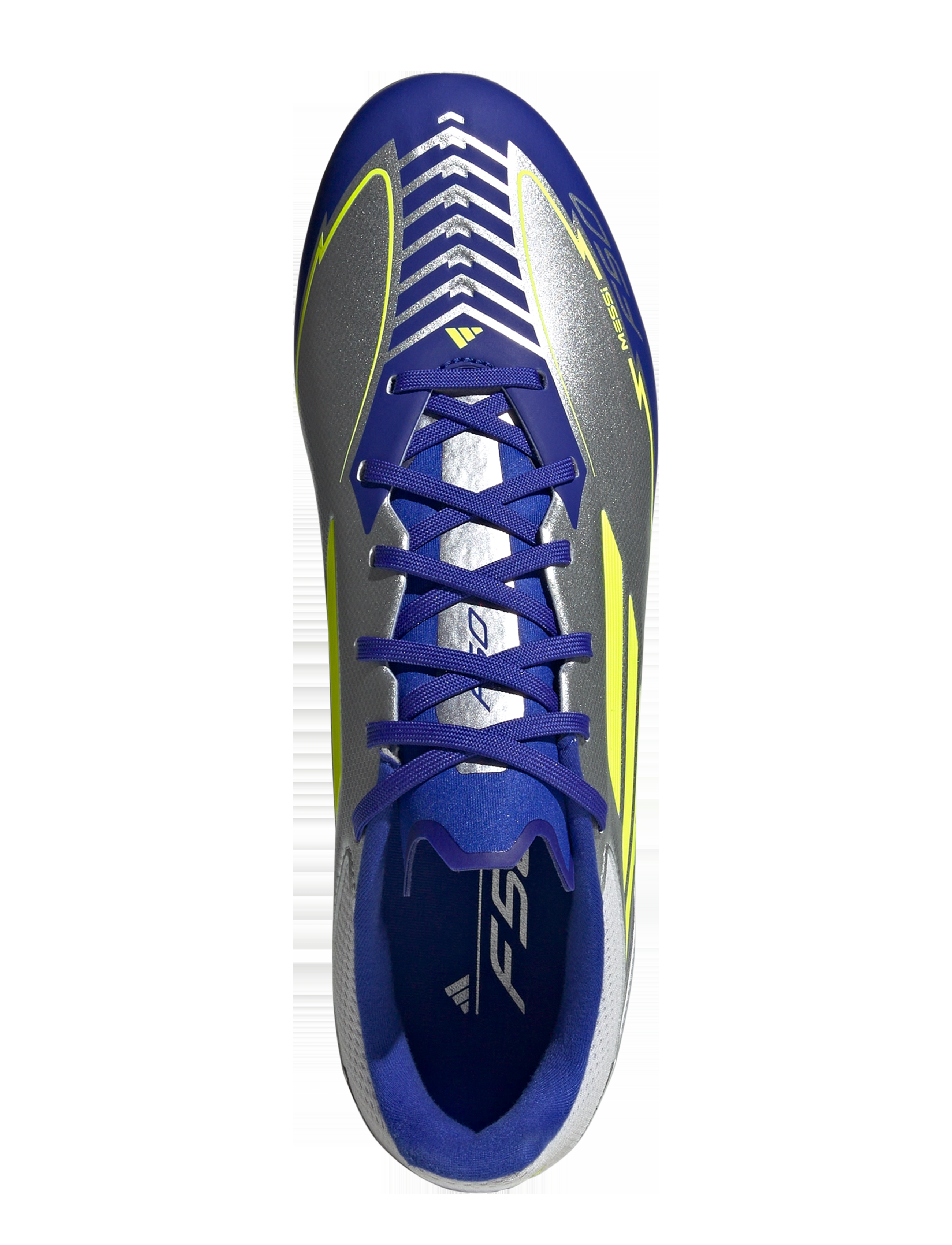 adidas Performance - F50 LEAGUE FG/MG MESSI - fótboltaskór - silvmt/syello/lucblu - 4