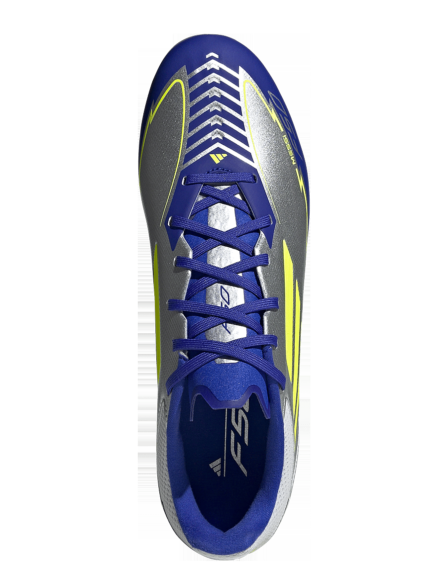 adidas Performance - F50 LEAGUE FG/MG MESSI - jalkapallokengät - silvmt/syello/lucblu - 4