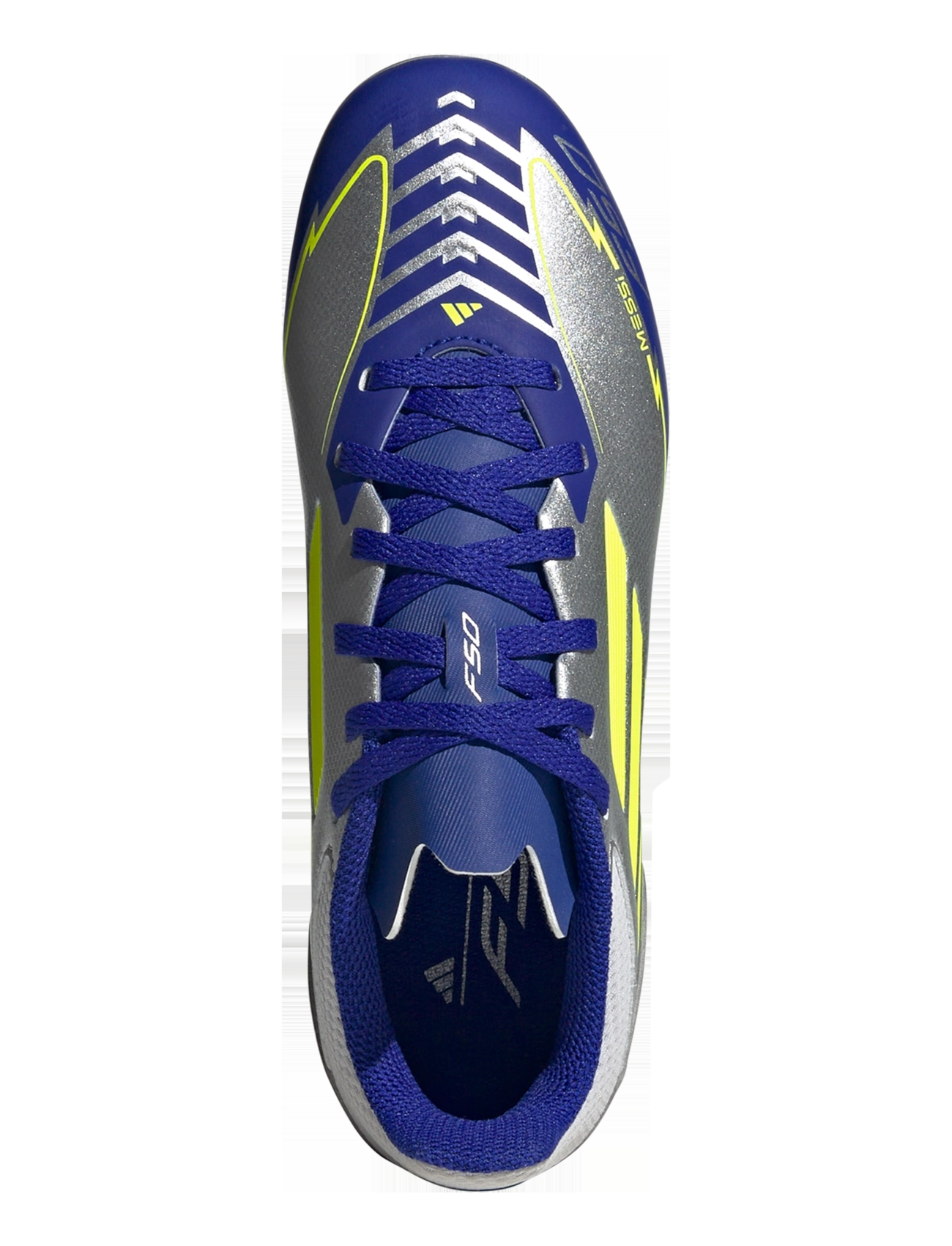 adidas Performance - F50 LEAGUE FG/MG J MESSI - silvmt/syello/lucblu - 4