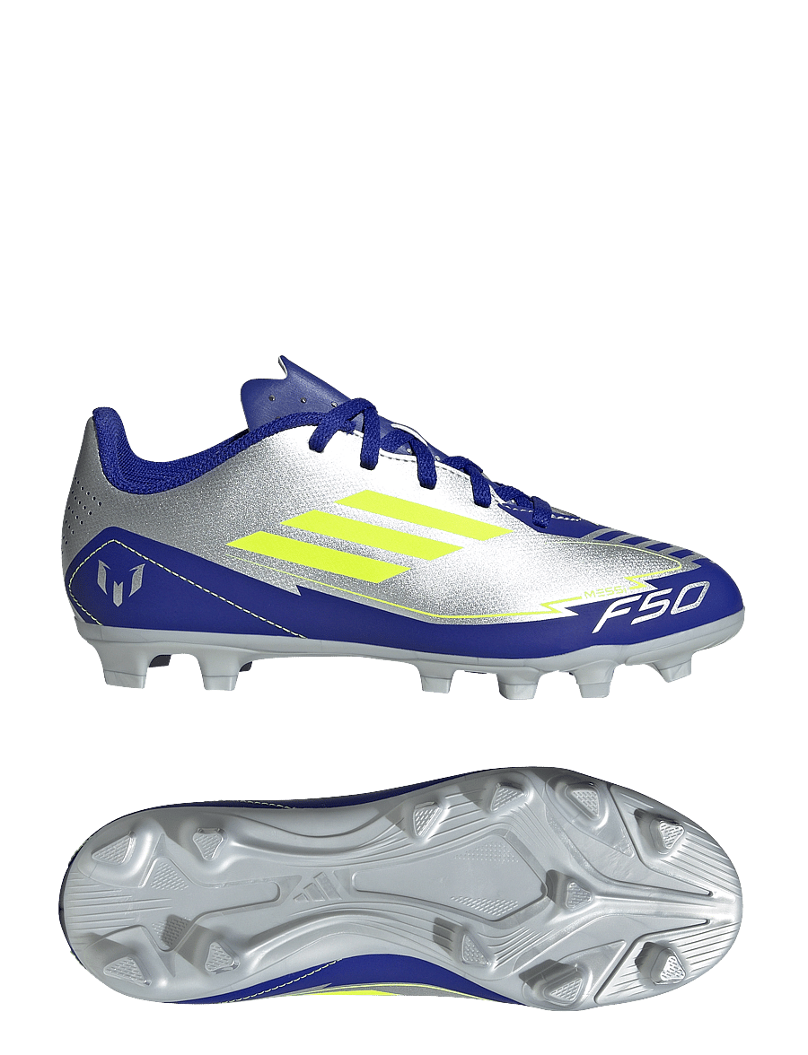 adidas Performance - F50 CLUB FG/MG J MESSI - silvmt/syello/lucblu - 0