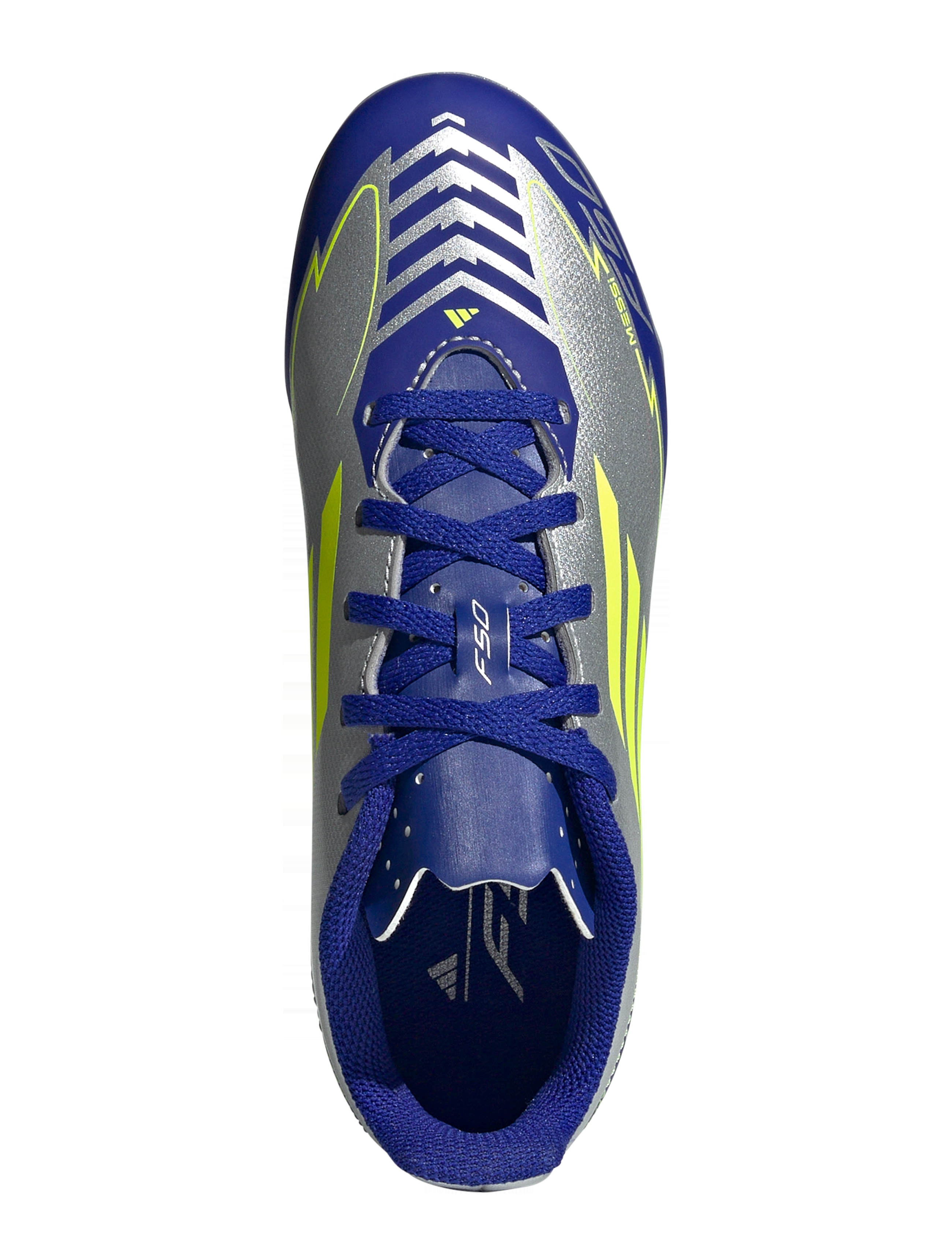 adidas Performance - F50 CLUB FG/MG J MESSI - silvmt/syello/lucblu - 4