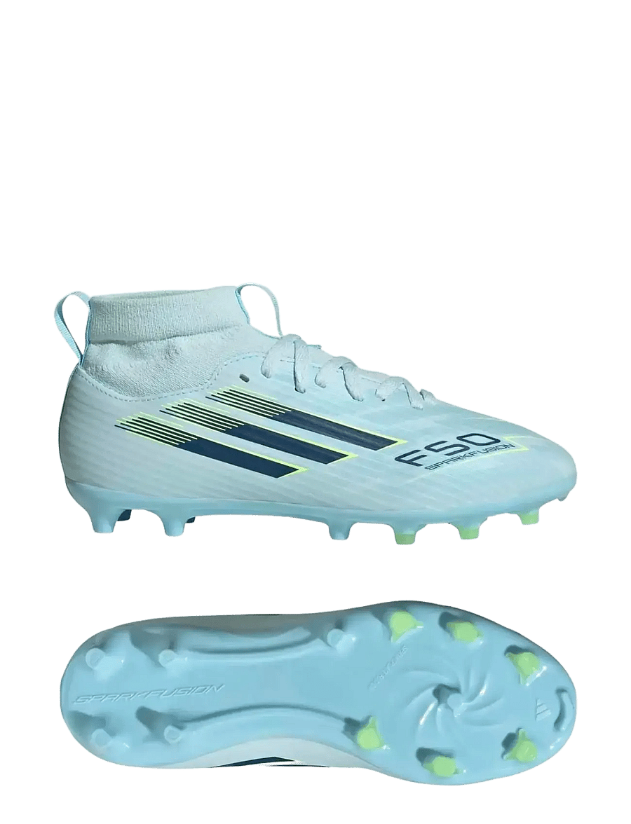 adidas Performance - F50 SPARKFUSION LEAGUE FG/AG J - fodboldstøvler - almblu/dupe/hireye - 0