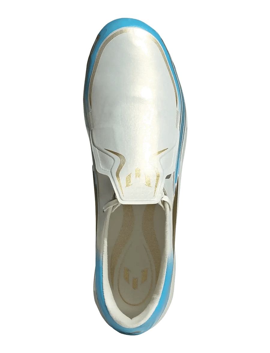 adidas Performance - F50 MESSI PRO FG - fußballstiefel - ivory/seblbu/iceblu - 4