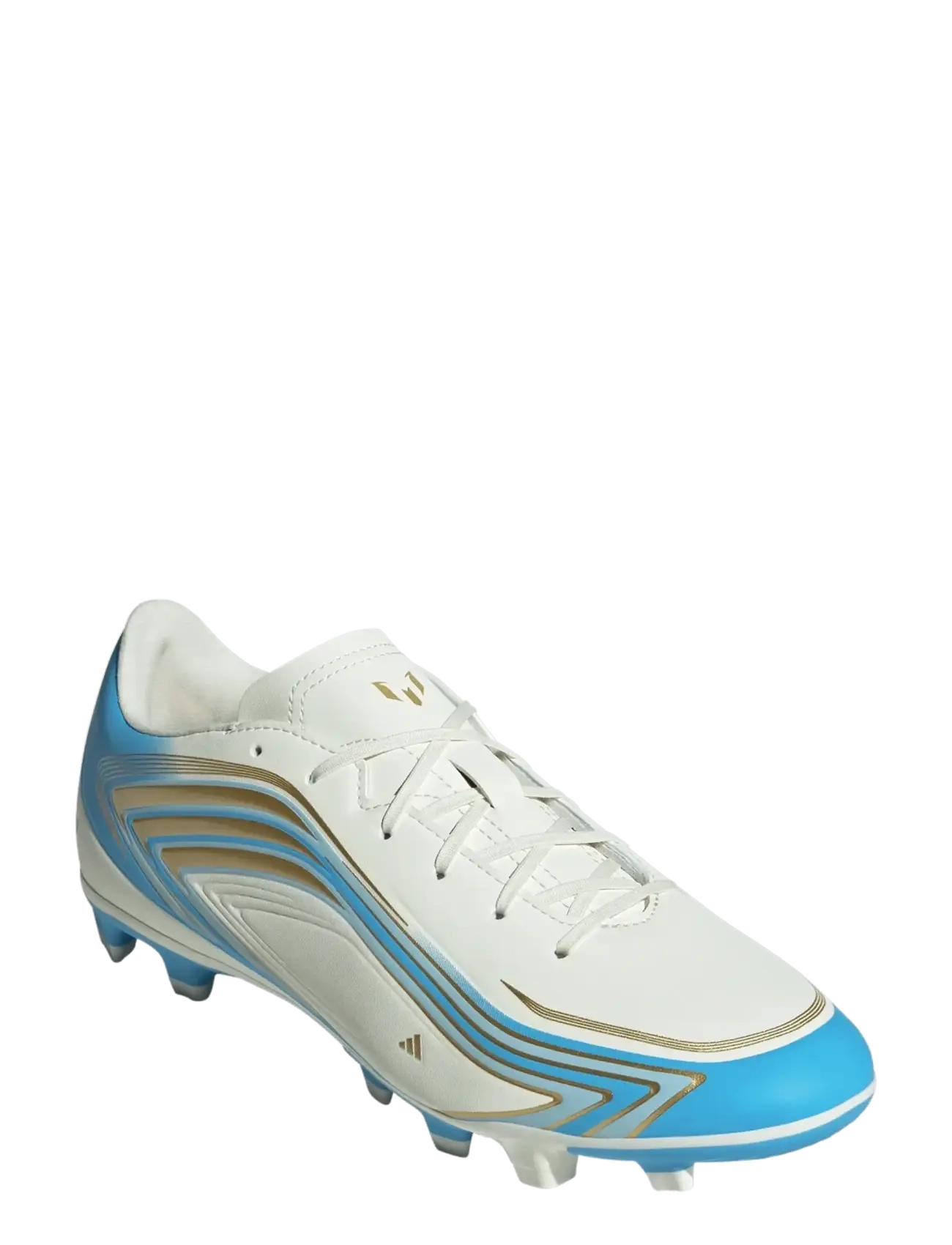 adidas Performance F50 Messi Club Fg/Mg, Mænd, Messi Fodboldstøvle, Hvid, Str: 44