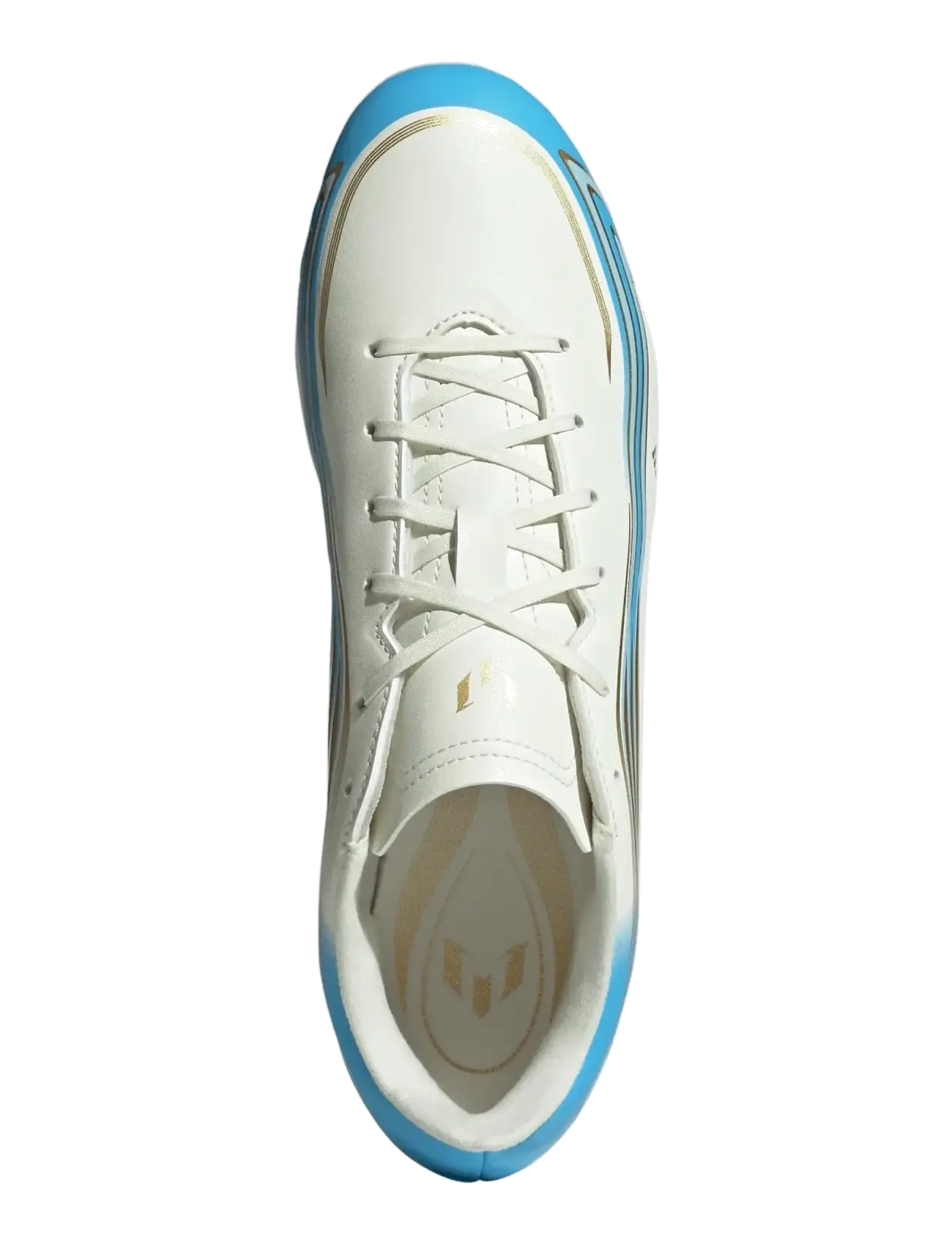 adidas Performance - F50 MESSI CLUB FG/MG - fußballstiefel - ivory/seblbu/iceblu - 4