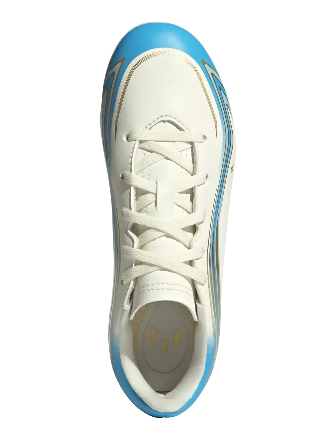 adidas Performance - F50 MESSI CLUB FG/MG J - fodboldstøvler - ivory/seblbu/iceblu - 4