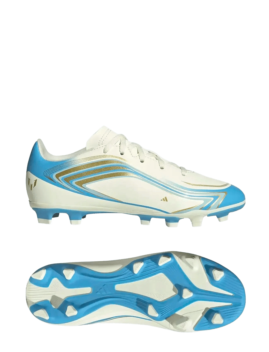 adidas Performance - F50 MESSI CLUB FG/MG J - fußballstiefel - ivory/seblbu/iceblu - 0
