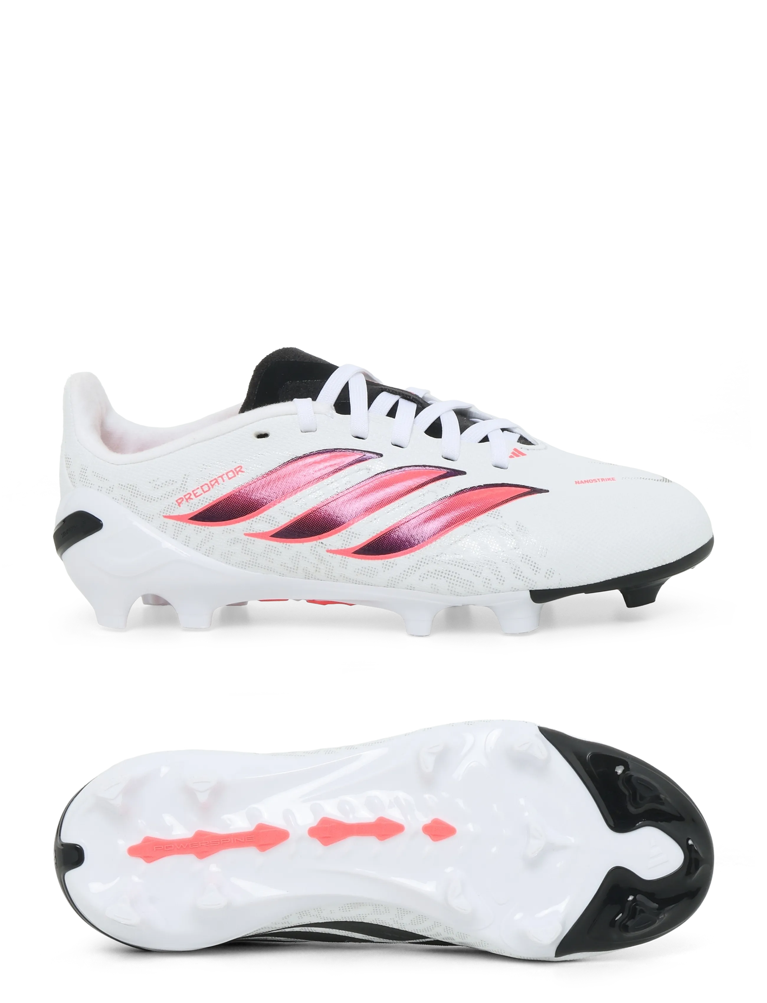 adidas Performance PREDATOR LEAGUE FG J - Fodboldstøvler - FTWWHT/SOLTUR/CBLACK / white