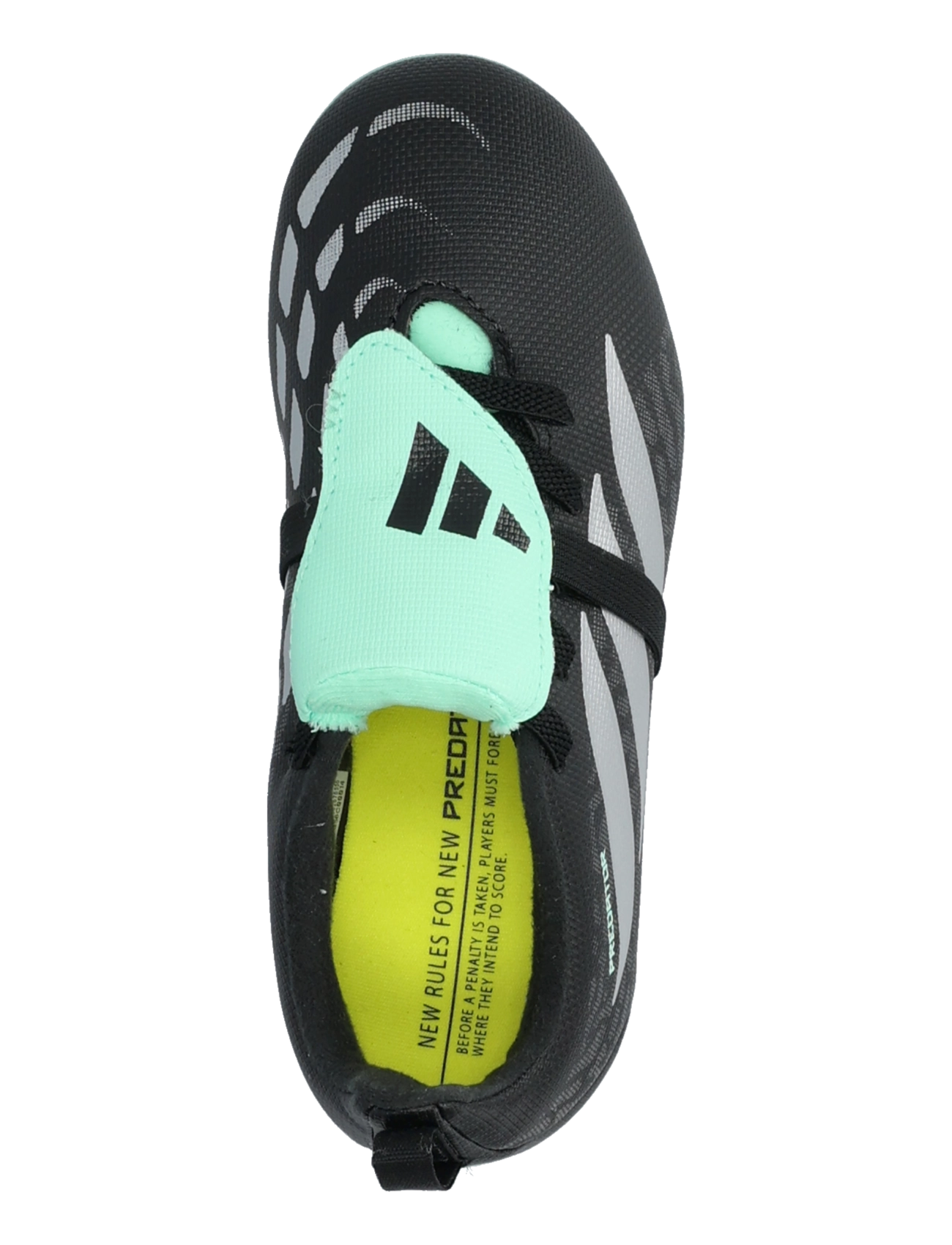 adidas Performance - PREDATOR CLUB FT EL FG/MG J - football boots - cblack/silvmt/pulmin - 3