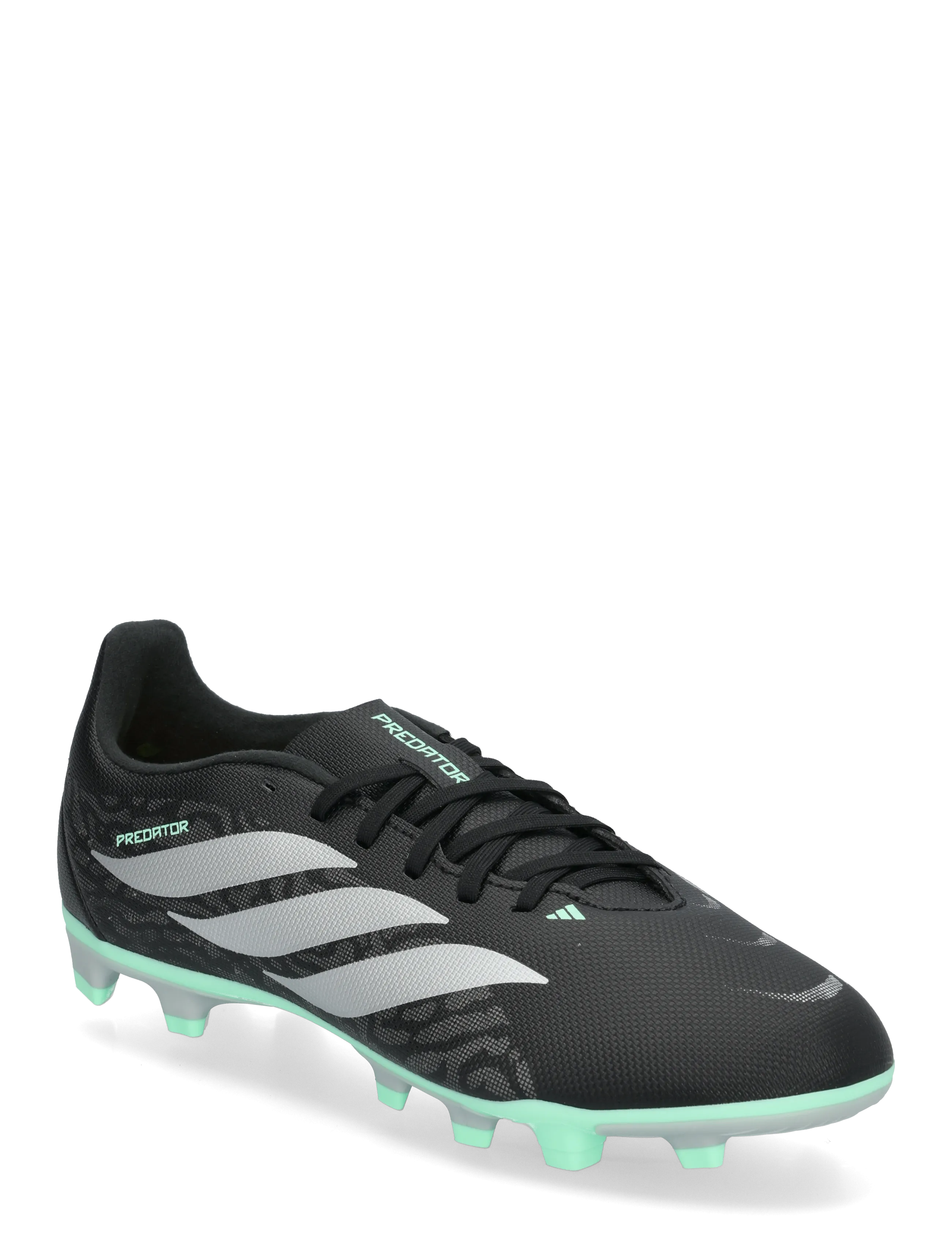 adidas Performance PREDATOR CLUB FG/MG J - Vis alt - CBLACK/SILVMT/PULMIN / black