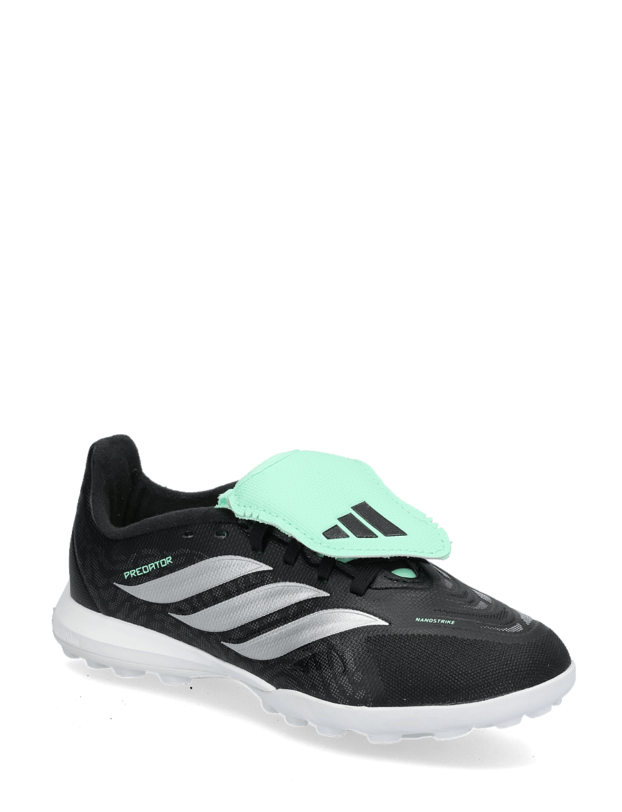 adidas Performance - PREDATOR LEAGUE FT TF J - fotbollsskor - cblack/silvmt/pulmin - 0