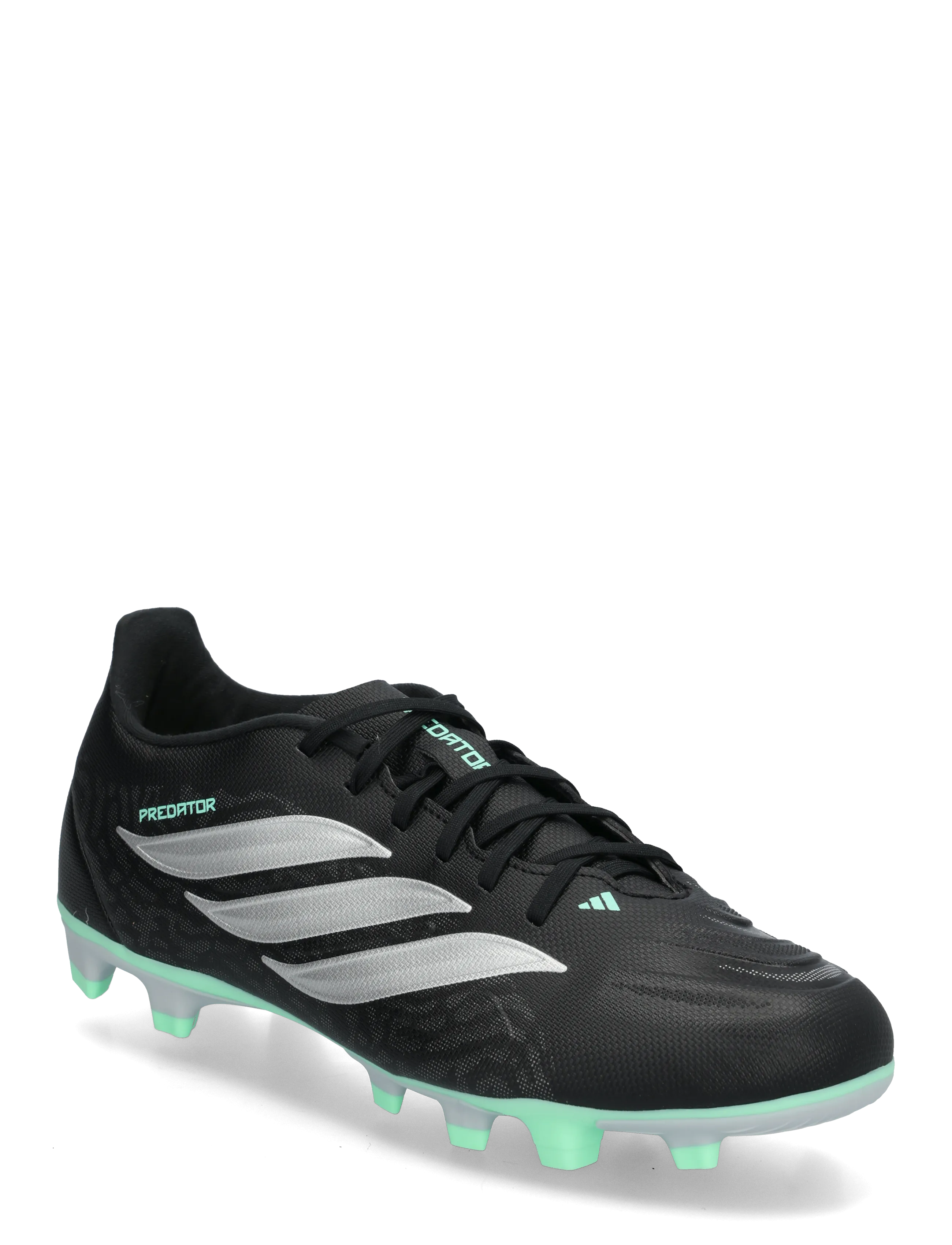 adidas Performance PREDATOR CLUB FG/MG - Vis alt - CBLACK/SILVMT/PULMIN / black
