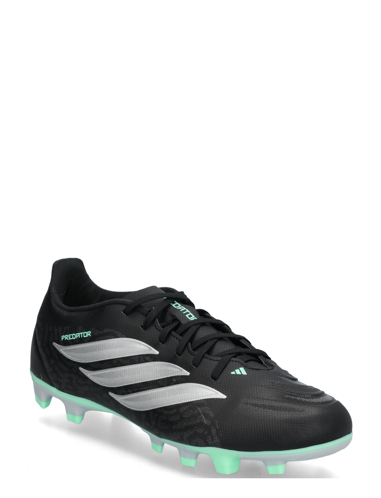 adidas Performance PREDATOR CLUB FG/MG - Shoes - CBLACK/SILVMT/PULMIN / black