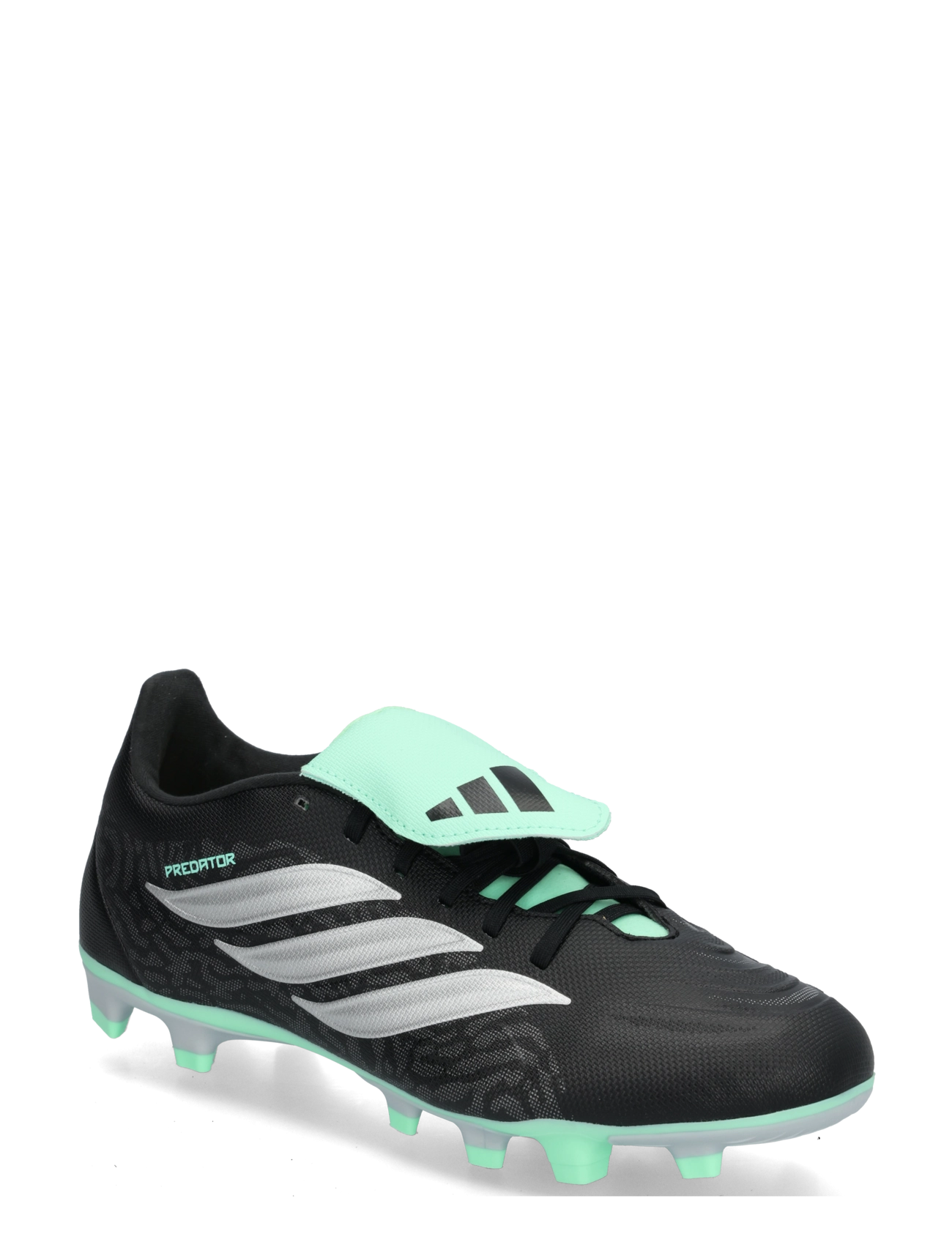 adidas Performance PREDATOR CLUB FT FG/MG - Sko - CBLACK/SILVMT/PULMIN / black