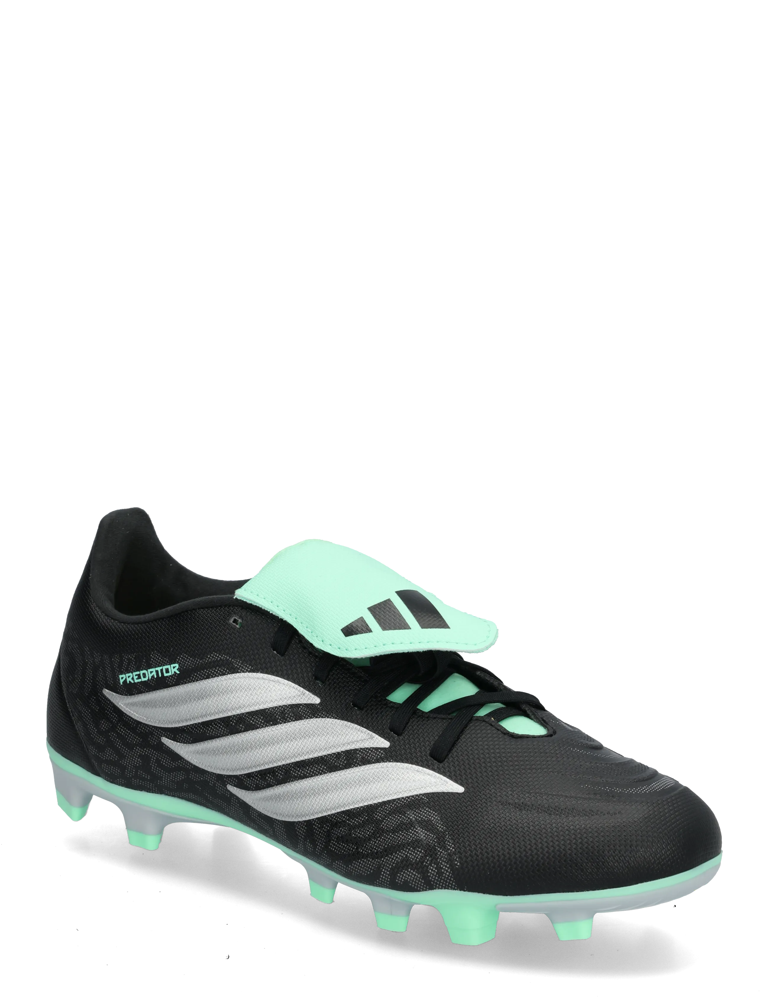 adidas Performance PREDATOR CLUB FT FG/MG - Vis alt - CBLACK/SILVMT/PULMIN / black
