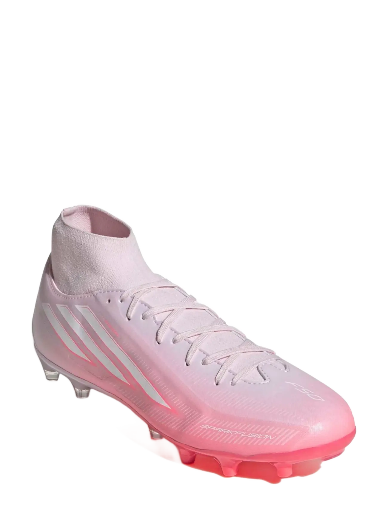adidas Performance F50 SPARKFUSION LEAGUE FG/AG - Fußballstiefel - SOLTUR/FTWWHT/DISPIN / pink/rose