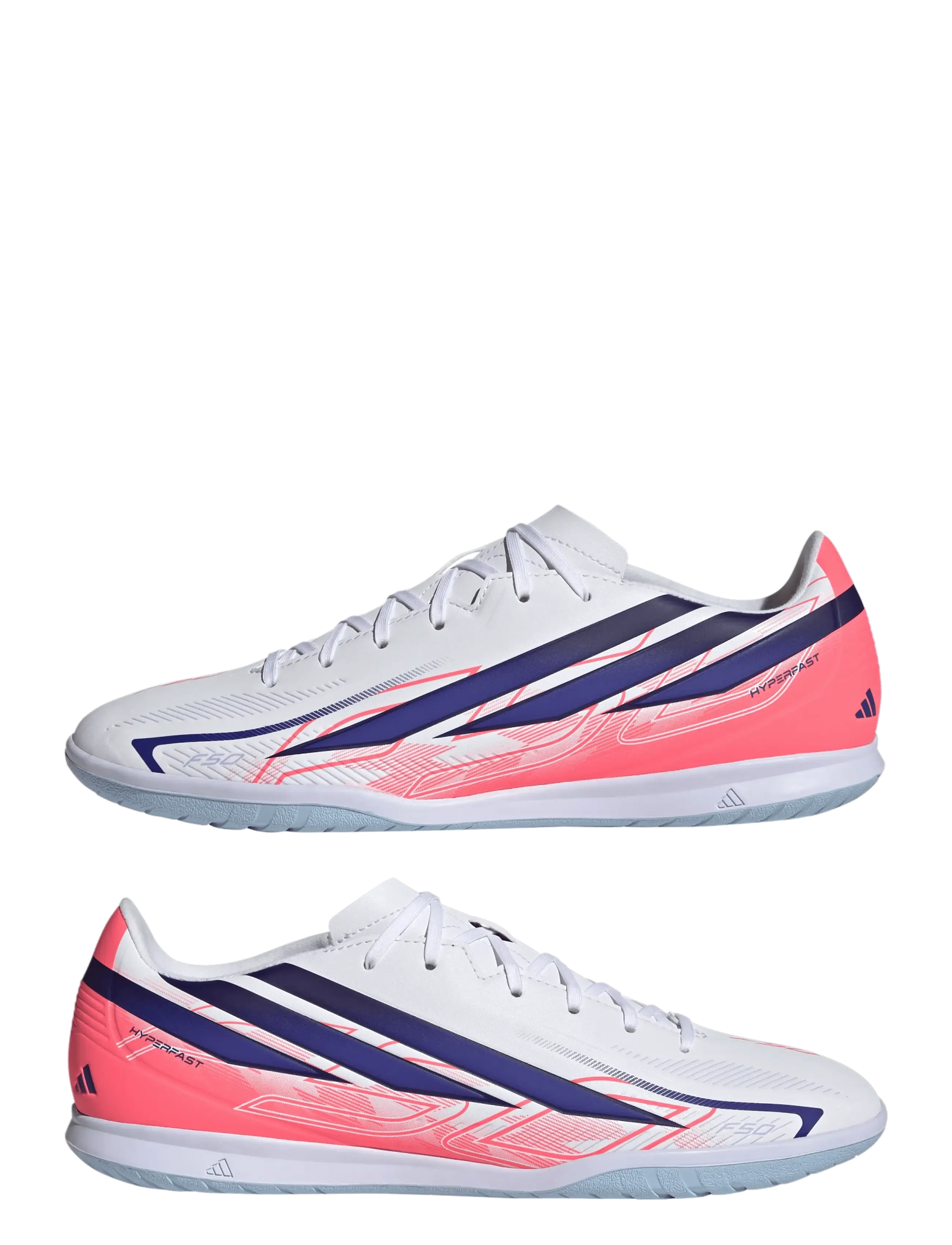 adidas Performance - F50 HYPERFAST CLUB IN - indoor sports shoes - ftwwht/solpur/soltur - 5