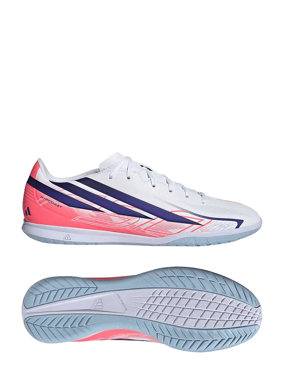 adidas Performance - F50 HYPERFAST CLUB IN - indoor-sportschuhe - ftwwht/solpur/soltur - 0