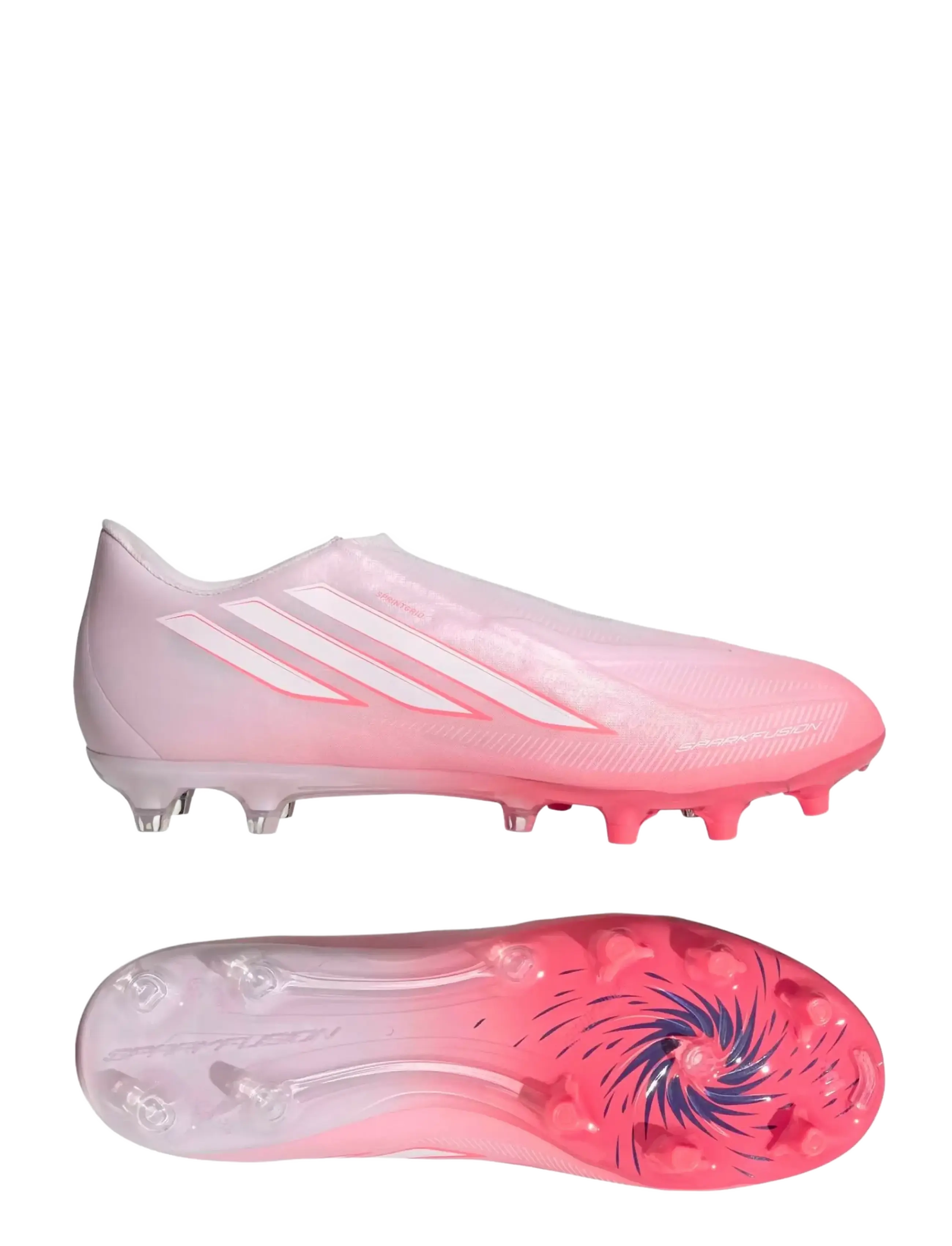 adidas Performance F50 SPARKFUSION LEAGUE LL FGAG - Fodboldstøvler - SOLTUR/FTWWHT/DISPIN / pink/rose