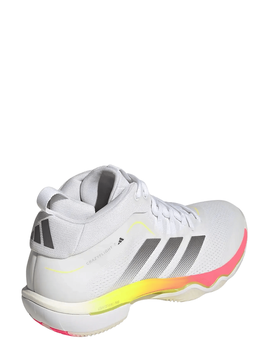adidas Performance - CRAZYFLIGHT 7 MID M - innanhússkór - ftwwht/ftwwht/ironmt - 3