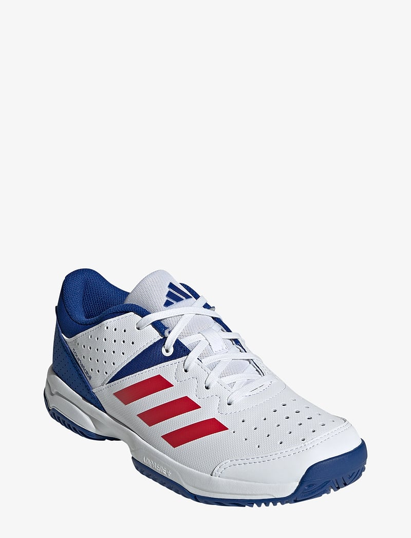 adidas Performance - COURT STABIL JR - skriešanas apavi - ftwwht/purrub/royblu - 0