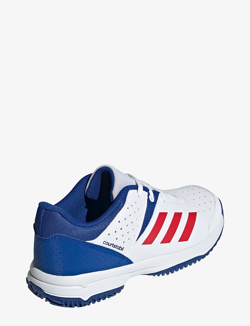 adidas Performance - COURT STABIL JR - skriešanas apavi - ftwwht/purrub/royblu - 3
