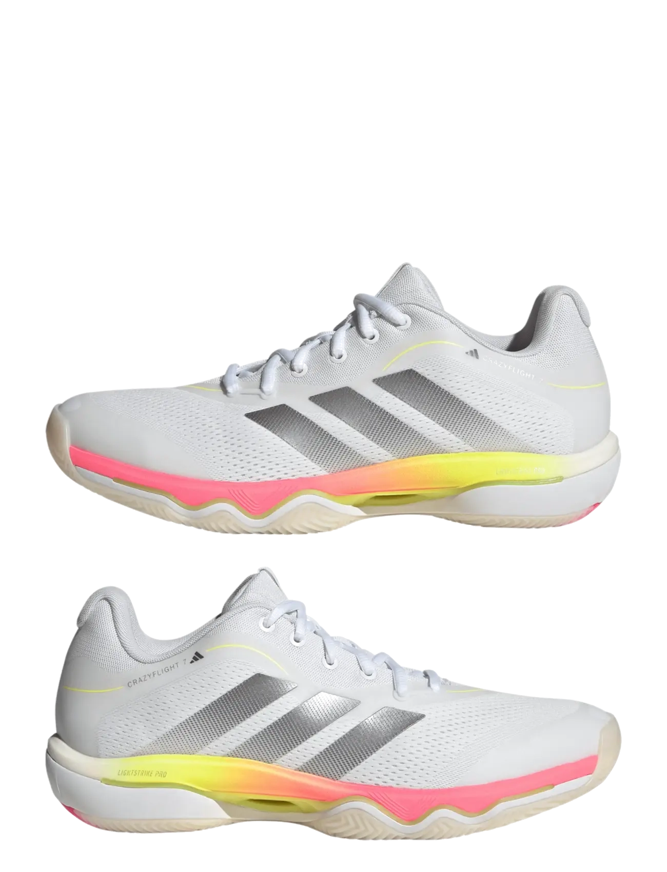 adidas Performance - CRAZYFLIGHT 7 M - indoor-sportschuhe - ftwwht/ironmt/soltur - 4