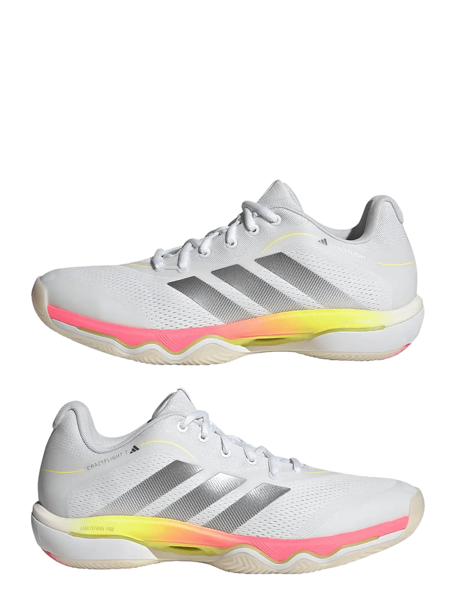 adidas Performance - CRAZYFLIGHT 7 M - indoor-sportschuhe - ftwwht/ironmt/soltur - 4