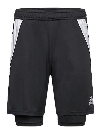 adidas Performance TIRO24 TRSH2IN1 - Træningsshorts - BLACK/WHITE / black