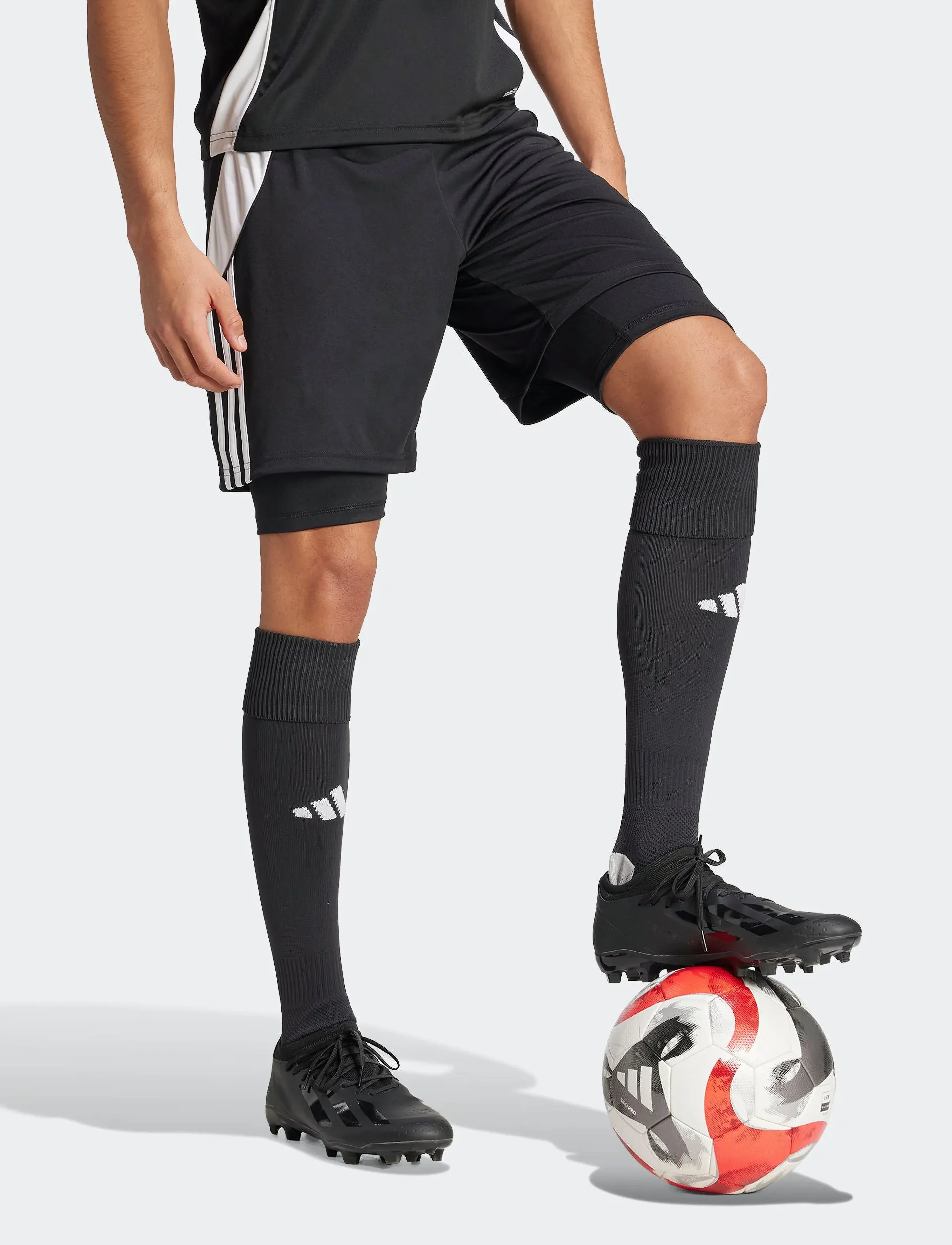 adidas Performance Tiro24 Trsh2In1, XS, Shorts, Schwarz - Sport Männerswear