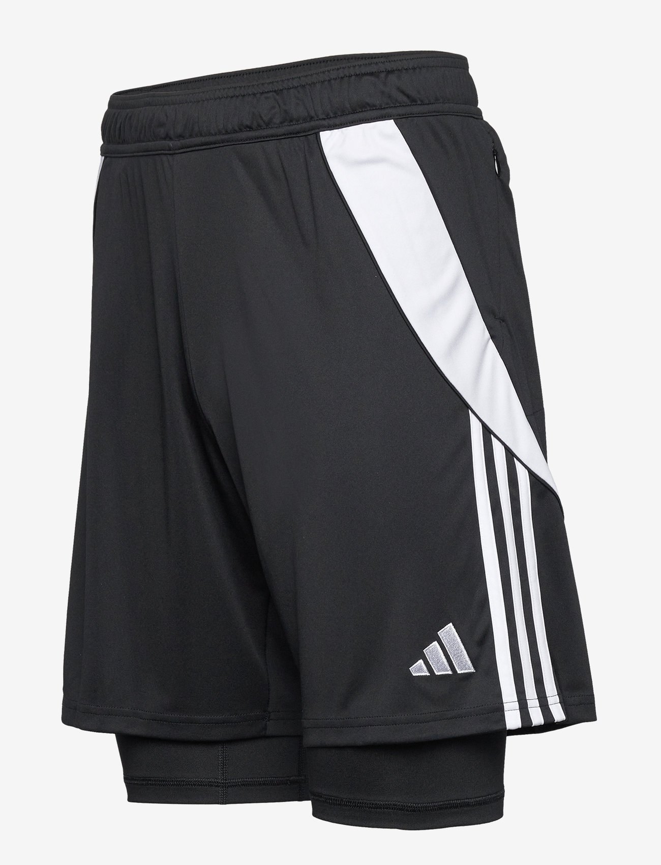adidas Performance - TIRO24 TRSH2IN1 - träningsshorts - black/white - 4
