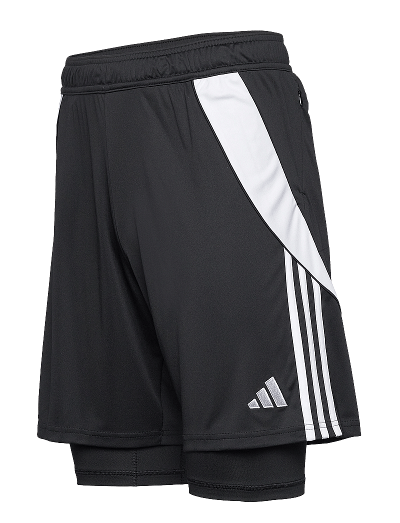 adidas Performance - TIRO24 TRSH2IN1 - träningsshorts - black/white - 4