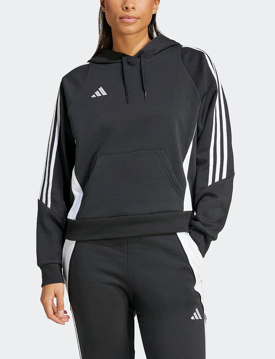 adidas Performance - TIRO24 SWHOODW - huvtröjor - black/white - 0