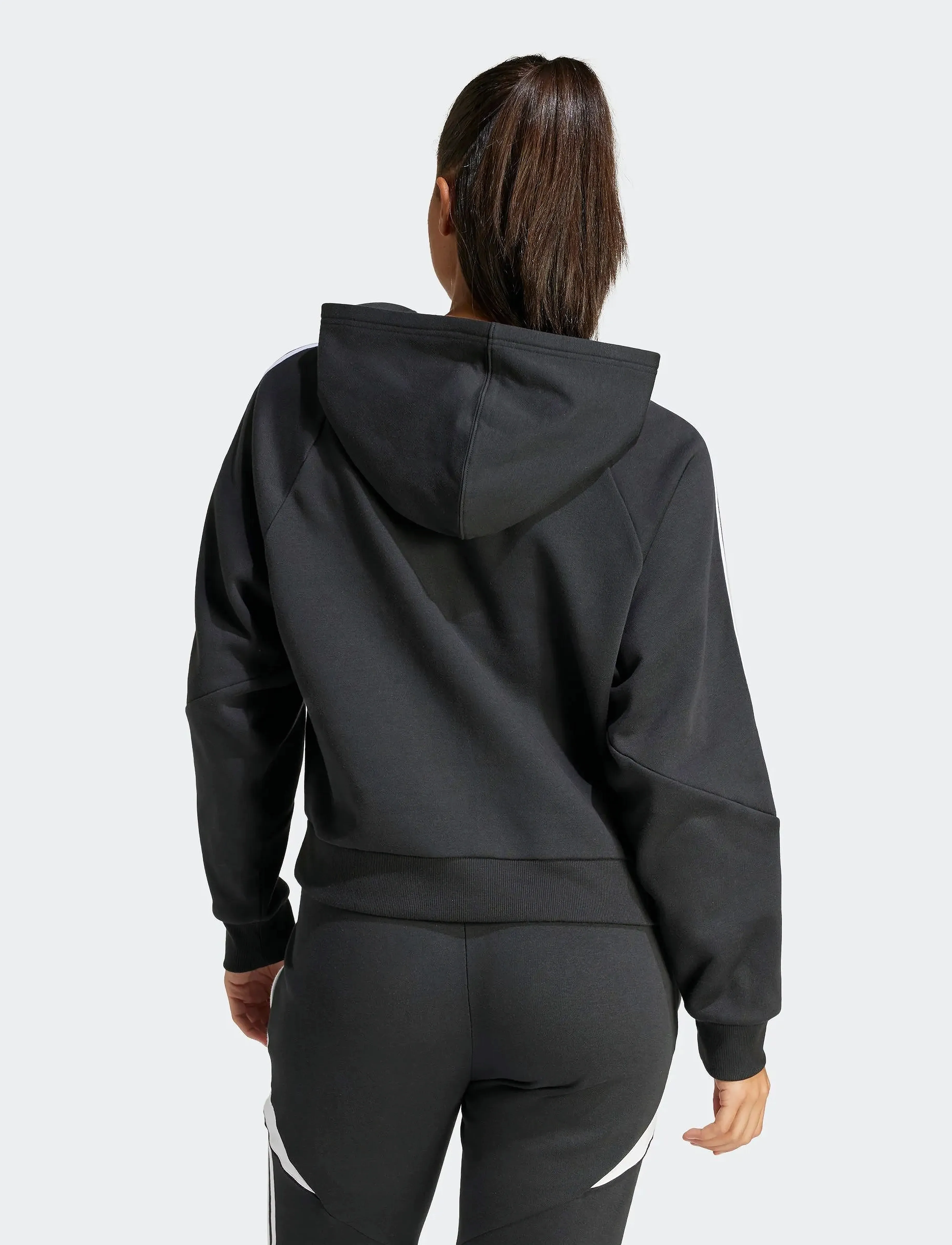 adidas Performance - TIRO24 SWHOODW - huvtröjor - black/white - 4