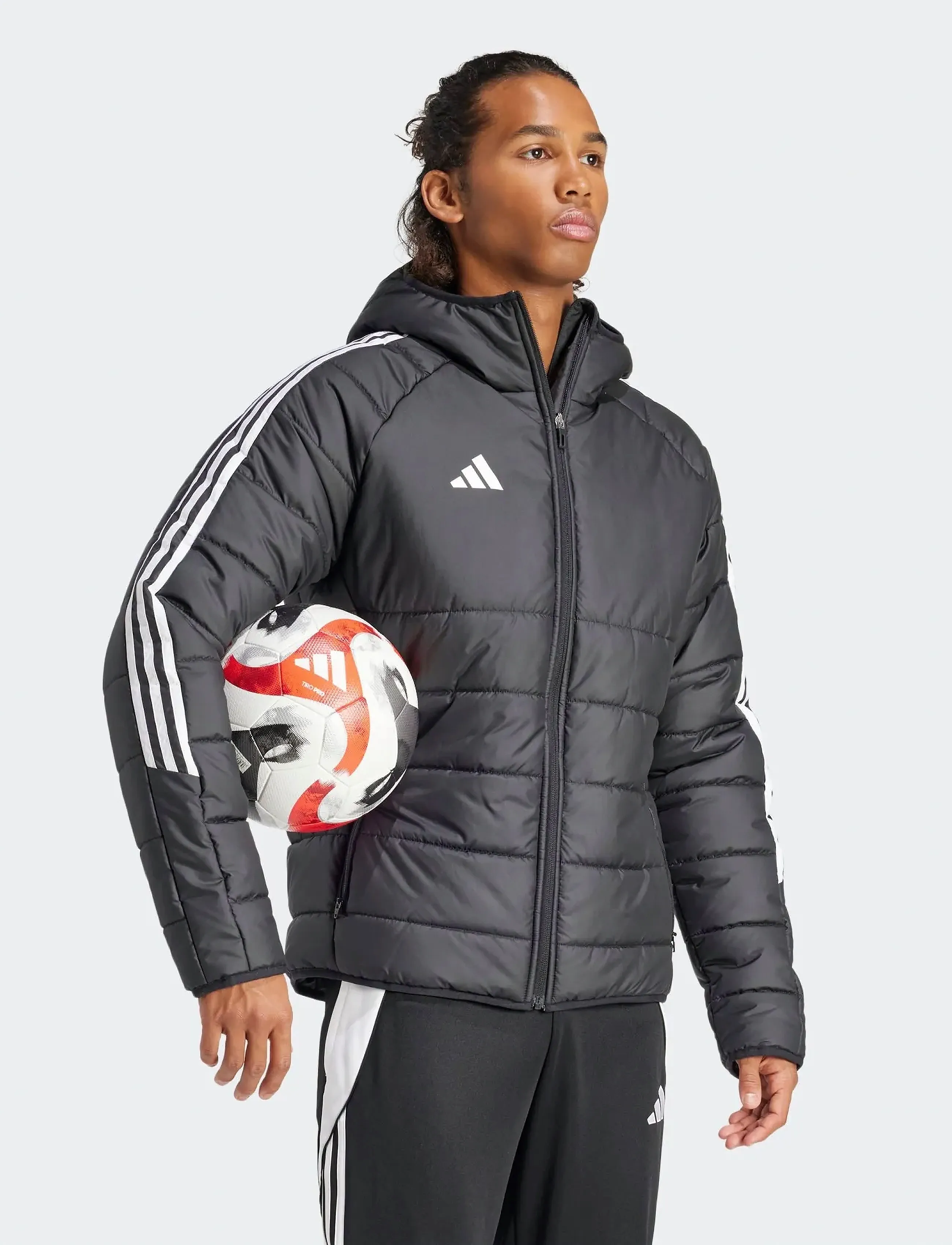 adidas Performance Tiro24 Wint Jkt, M, Black, Sport Jackets > Sport Padded Jackets, Herre