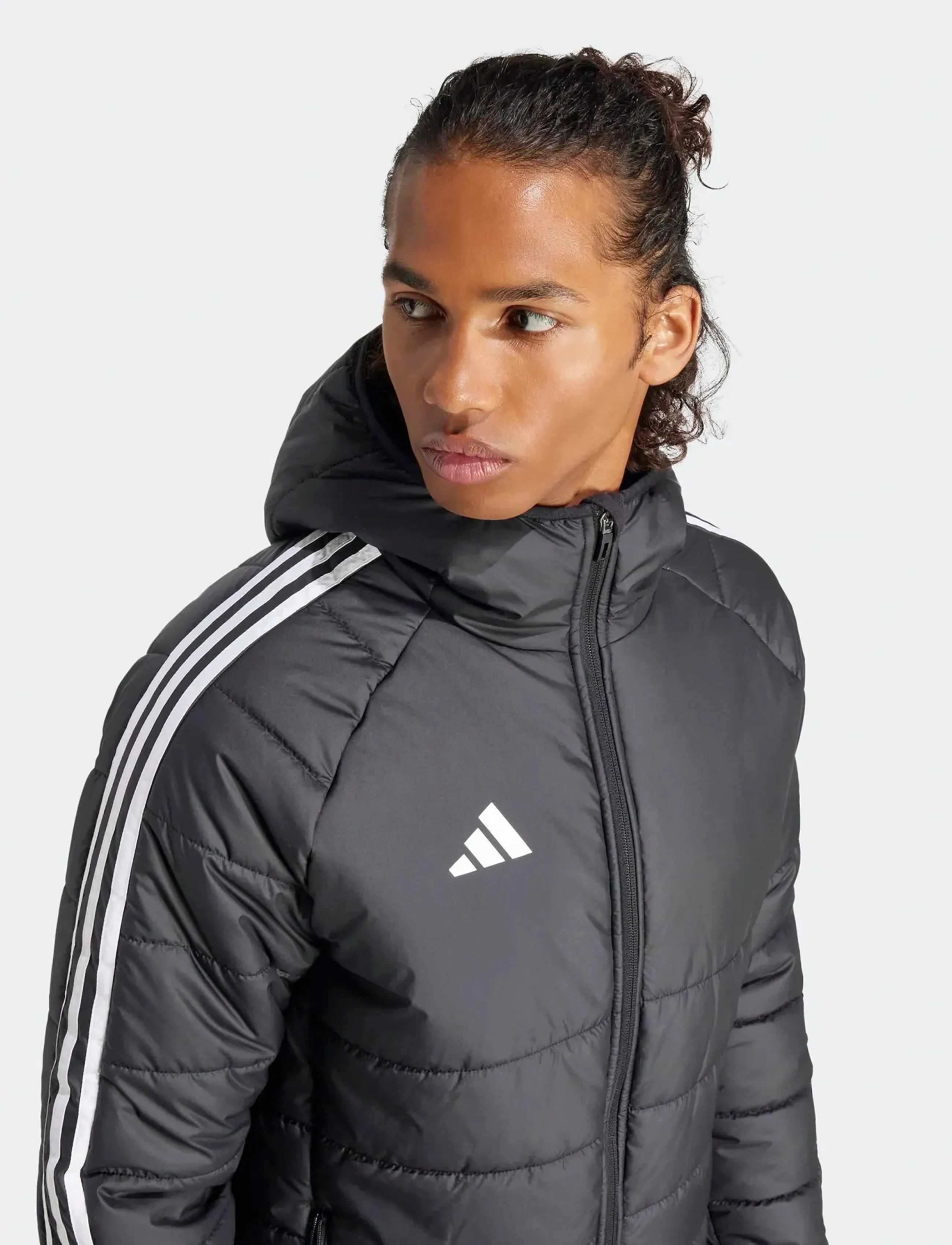 adidas Performance TIRO24 WINT JKT - Jacken - BLACK/WHITE / black