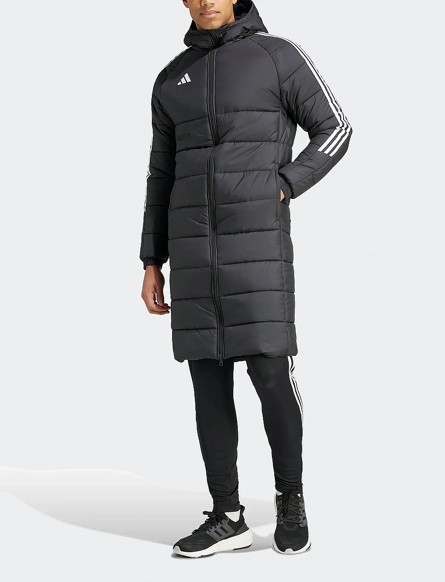 adidas Performance - TIRO24 L COAT - daunenjacken - black/white - 3