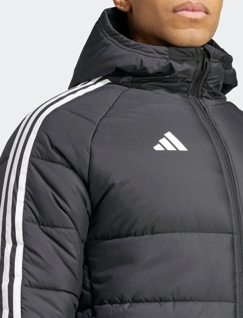 adidas Performance - TIRO24 L COAT - vinterjakker - black/white - 5