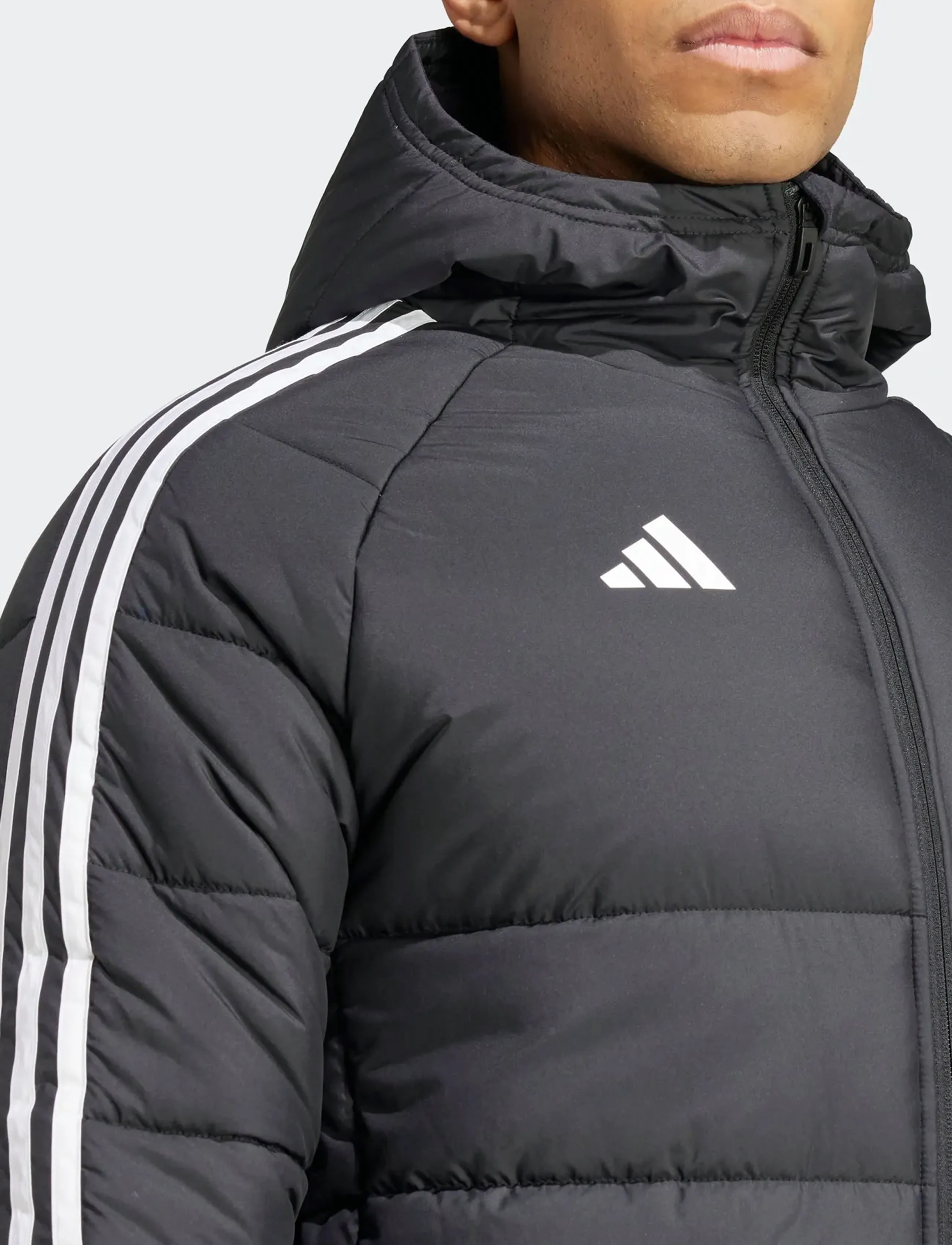 adidas Performance - TIRO24 L COAT - sportjacken - black/white - 5