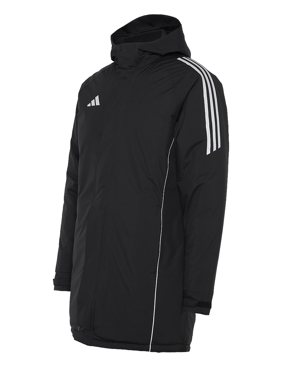 adidas Performance - TIRO24 PARKA - parkas - black/white - 3