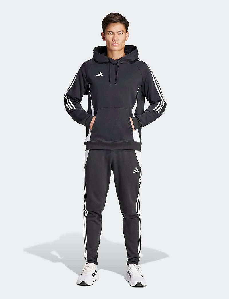 adidas Performance - TIRO24 SWHOOD - huvtröjor - black/white - 3