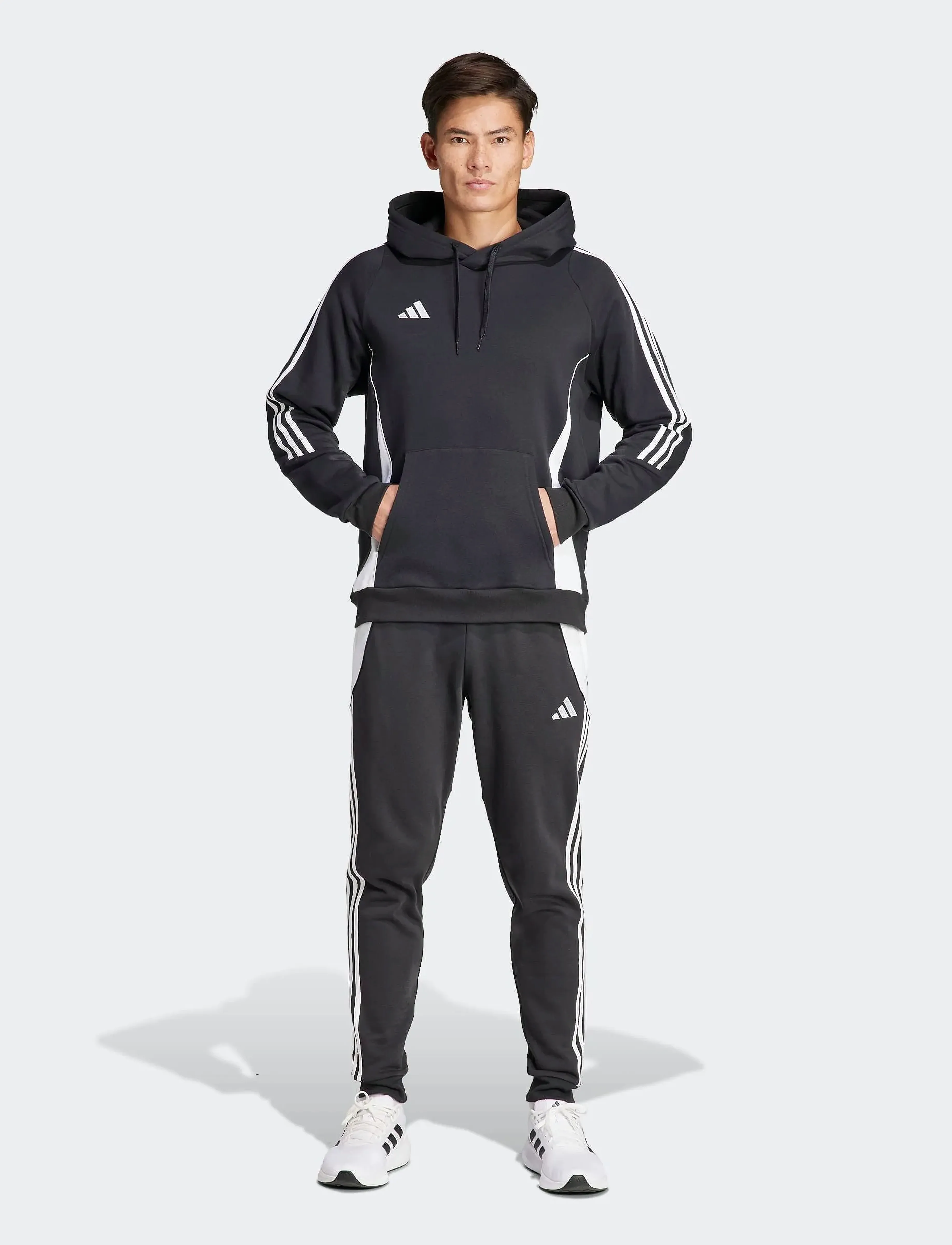 adidas Performance - TIRO24 SWHOOD - džemperiai su gobtuvu - black/white - 3