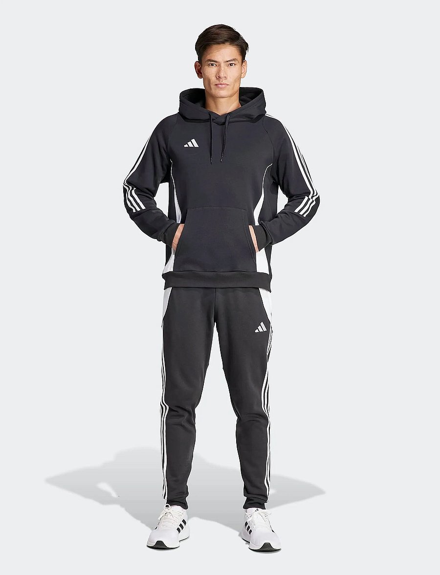 adidas Performance - TIRO24 SWHOOD - huvtröjor - black/white - 3