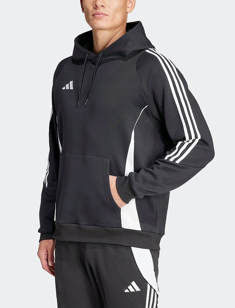 adidas Performance - TIRO24 SWHOOD - huvtröjor - black/white - 4