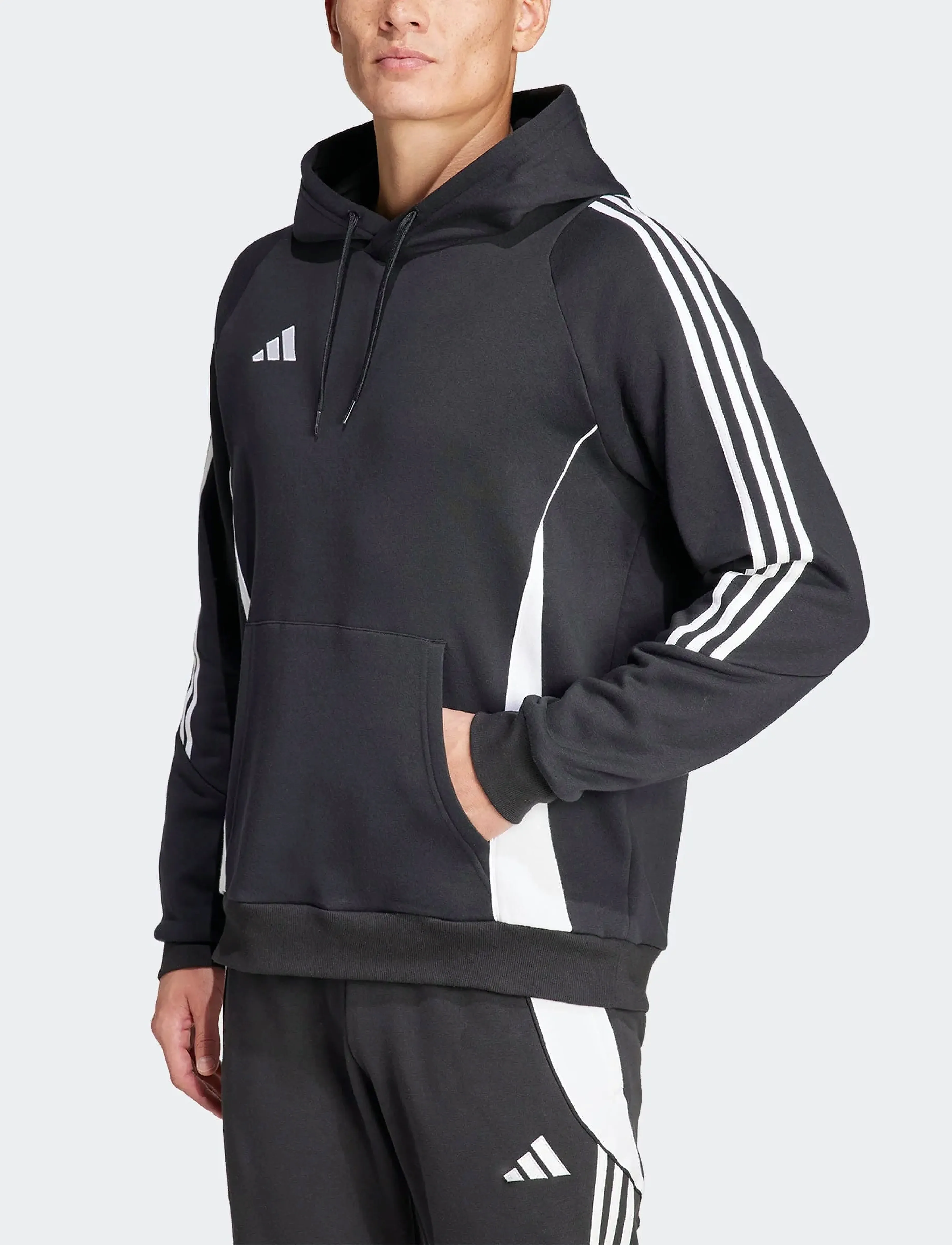 adidas Performance - TIRO24 SWHOOD - džemperiai su gobtuvu - black/white - 4