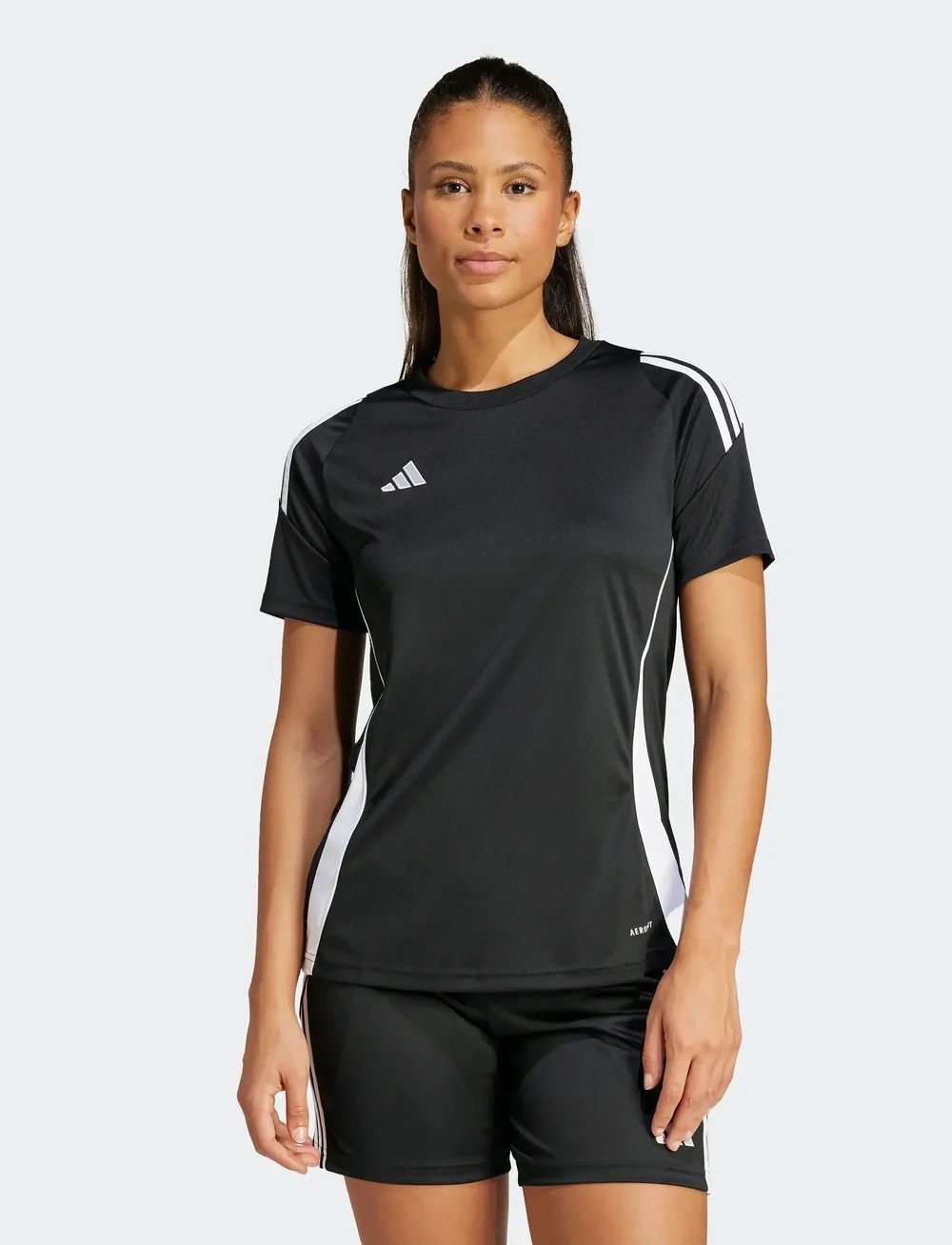 adidas Performance - TIRO24 JSYW - futbolo marškinėliai - black/white - 0